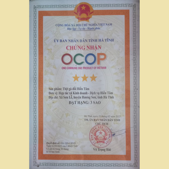 Thịt gà đồi Hiền Tâm