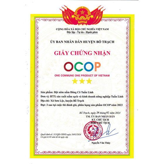 Bột nêm nấm đông cô Tuấn Linh