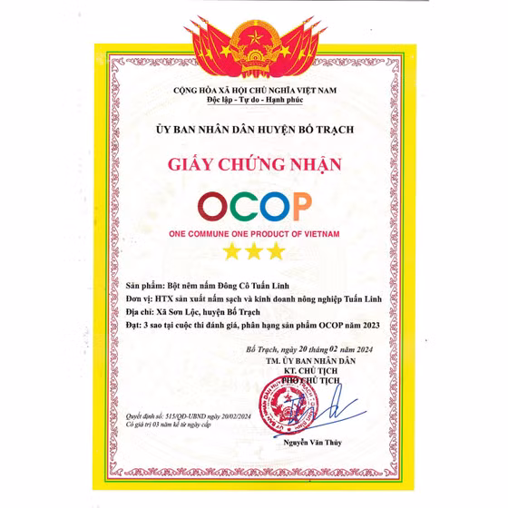 Bột nêm nấm đông cô Tuấn Linh