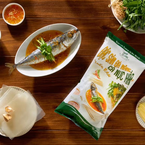 Cá nục hấp đóng gói Hồng Phát Khang