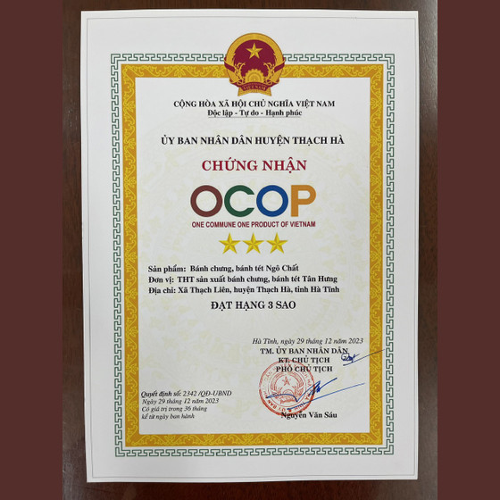 Bánh chưng, bánh tét Ngô Chất