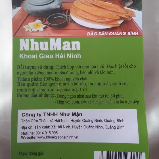 Khoai gieo Như Mận