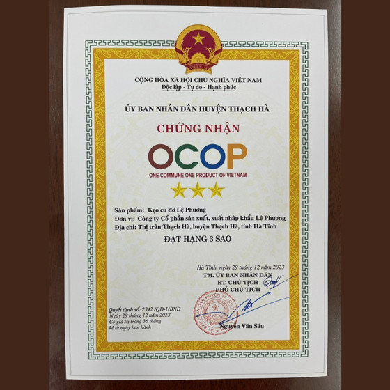 Kẹo cu đơ Lệ Phương