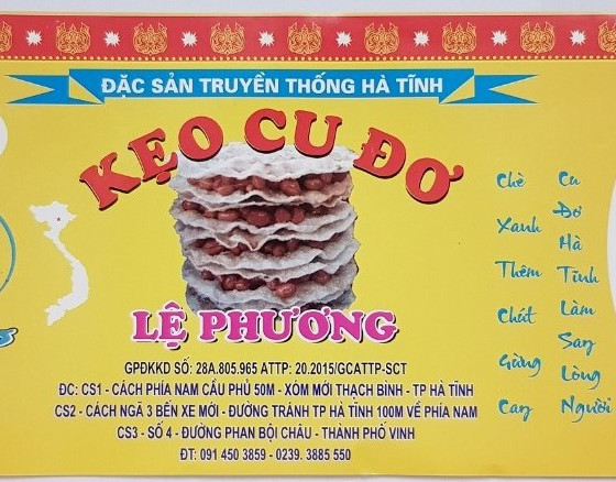 Kẹo cu đơ Lệ Phương