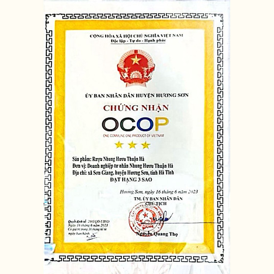 Rượu nhung hươu Thuận Hà