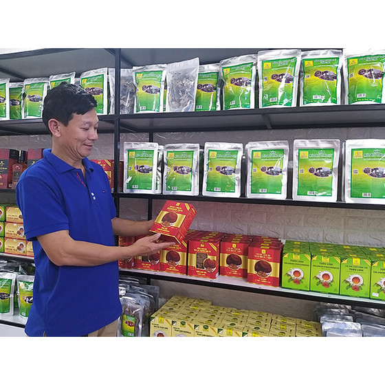 Nấm linh chi thái lát nguyên bào tử Tuấn Linh