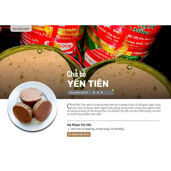 Chả bò Yến Tiên