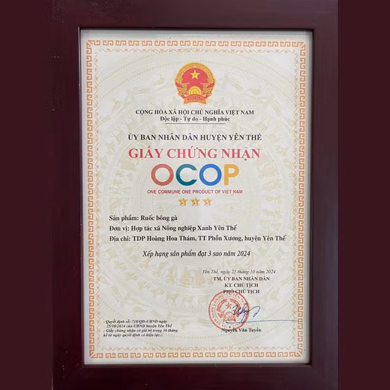 Ruốc bông gà Yên Thế