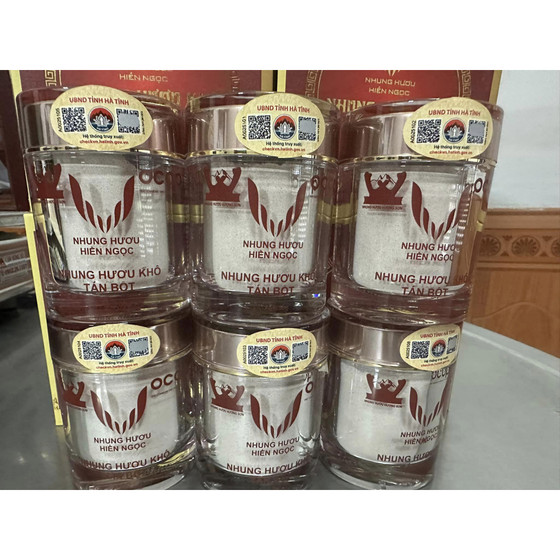 Nhung hươu khô tán bột Hiền Ngọc