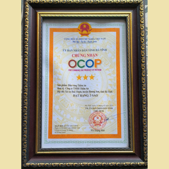 Dầu vừng Thắm An