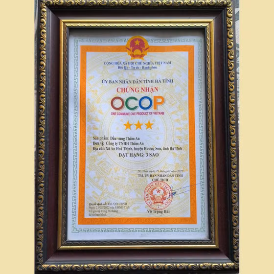 Dầu vừng Thắm An