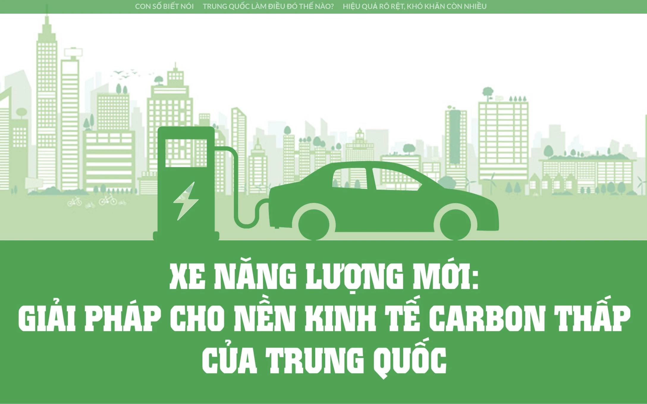 Xe năng lượng mới: Giải pháp cho nền kinh tế carbon thấp của Trung Quốc