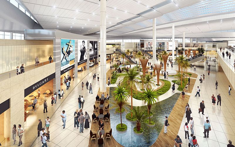 Phối cảnh nhà ga SB LT.