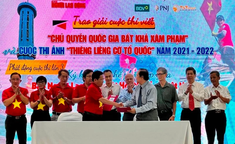 Báo Người Lao Động và Hội Nghề cá Việt Nam ký kết quy chế phối hợp.