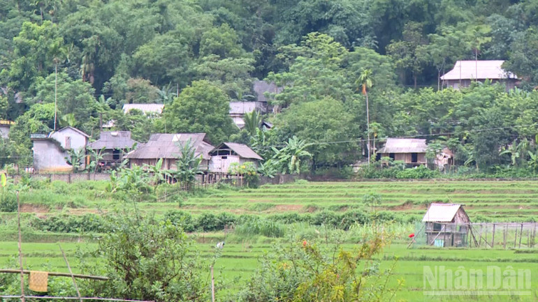 Bản làng Mường bình yên giữa núi rừng, nơi lời ru ngân dài theo năm tháng. ndo_br_ban-lang-muong.jpg