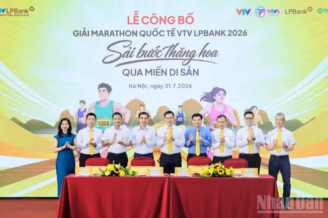 Lễ công bố Giải Marathon quốc tế VTV LPBank 2026.