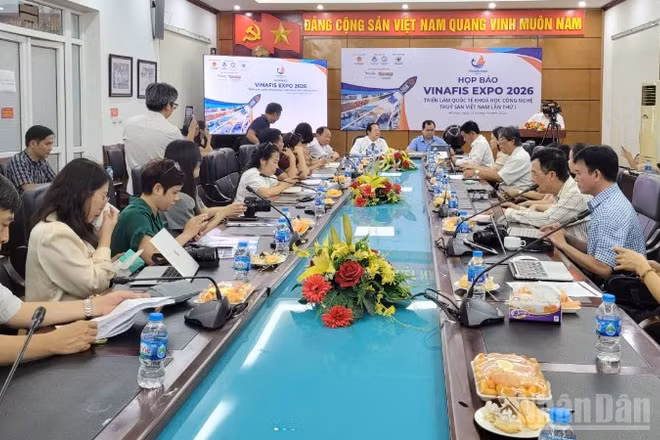 Họp báo giới thiệu Triển lãm quốc tế khoa học công nghệ thủy sản Việt Nam lần thứ I-Vinafis Expo 2026.