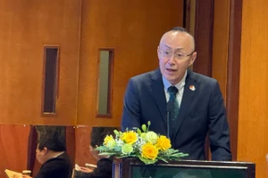 Ông Kobayashi Yosuke, Trưởng đại diện Văn phòng JICA Việt Nam phát biểu tại hội thảo.