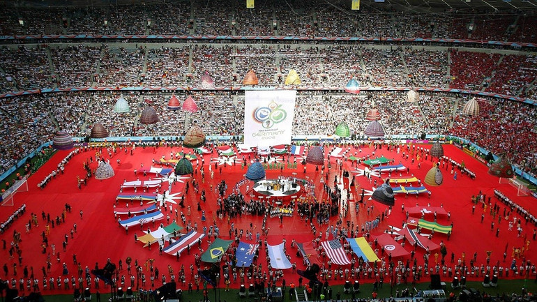 Lễ khai mạc World Cup 2006. (Ảnh: Eurosport) die-eroffnungsfeier-der-wm-2006-eurosport.jpg