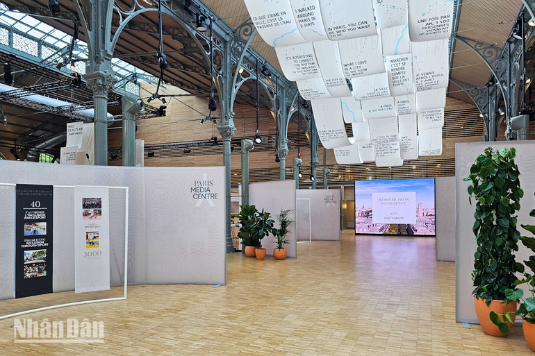 Làng Truyền thông trong kỳ Thế vận hội Paris 2024 đã được chuyển đổi thành một khu đô thị hỗn hợp gồm 1.300 căn hộ gia đình, góp phần vào tổng số 4.100 căn hộ xây mới ở vùng Seine-Saint-Denis. (Ảnh: KHẢI HOÀN) olympic-paris-2024-duy-2.jpg