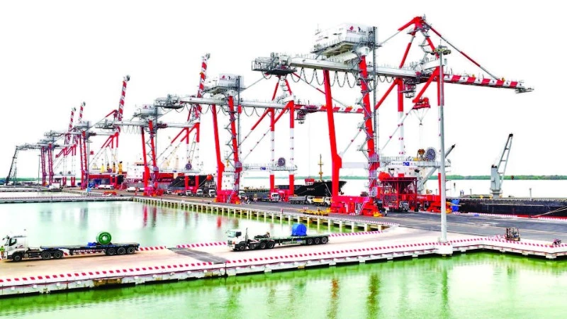 Hàng hóa nhập khẩu qua Cảng quốc tế Long An càng lúc càng tăng.