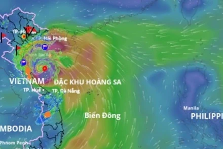 Bão số 5 vào lúc rạng sáng 25/8.