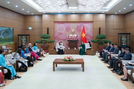 Phó Chủ tịch Quốc hội Nguyễn Thị Thanh tiếp Đoàn lãnh đạo UNICEF và Ủy ban về Quyền trẻ em của Liên hợp quốc.