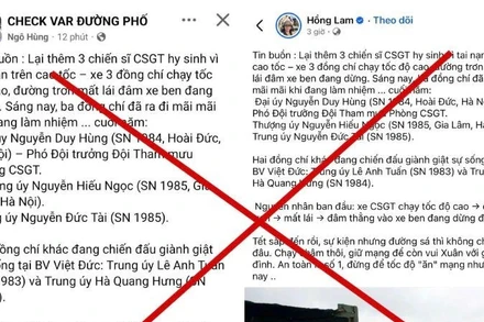 Thông tin sai sự thật, xuyên tạc.