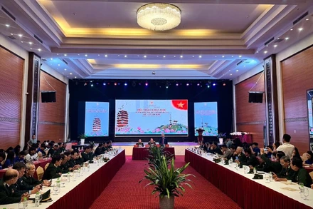 Toàn cảnh Hội thảo khoa học “Di sản văn hóa, lịch sử Quảng Trị-Viết tiếp hòa bình”.