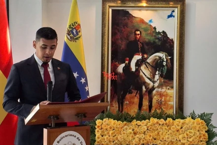 Đại sứ Venezuela tại Việt Nam Juan Carlos Fernandes Juárez. (Ảnh: KHẮC KIÊN)