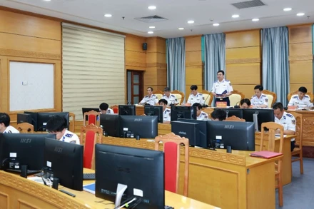 Quang cảnh họp Ban chỉ đạo.