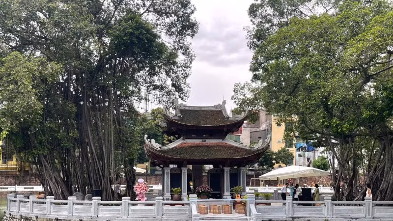 “Không gian văn hóa đọc Văn Miếu-Quốc Tử Giám” được đặt tại tòa Phương Đình trên gò Kim Châu.