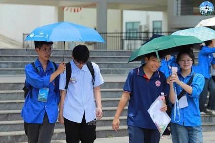 Kỳ thi tuyển sinh vào lớp 10 Trường THPT Chuyên Vĩnh Phúc diễn ra từ ngày 1-3/6.