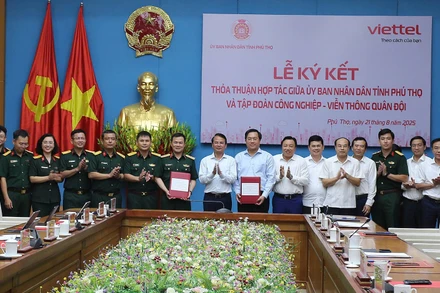 Tỉnh Phú Thọ và Tập đoàn Viettel ký kết hợp tác giai đoạn 2025-2030.
