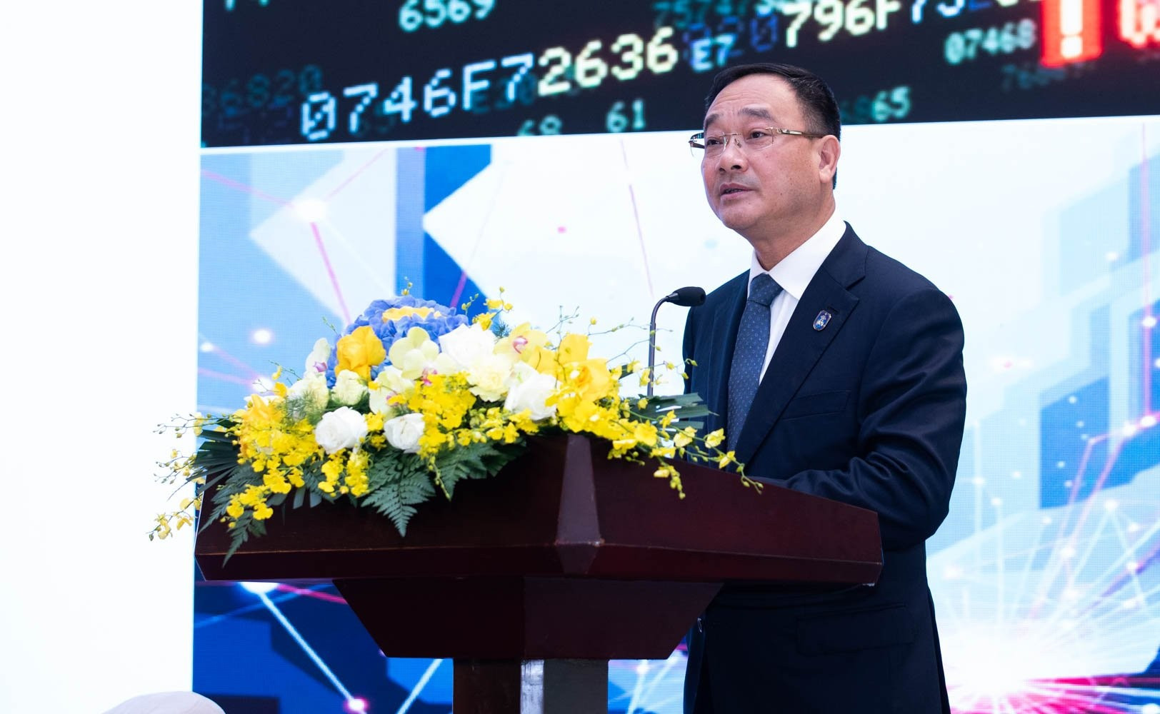 Thượng tướng Phạm Thế Tùng, Thứ trưởng Bộ Công an phát biểu tại Tọa đàm. (Ảnh: Bộ Ngoại giao) toadam4.jpg