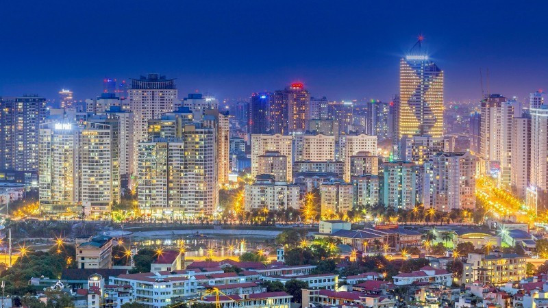 Một góc khu đô thị phía tây Hà Nội. (Ảnh ĐĂNG ANH)