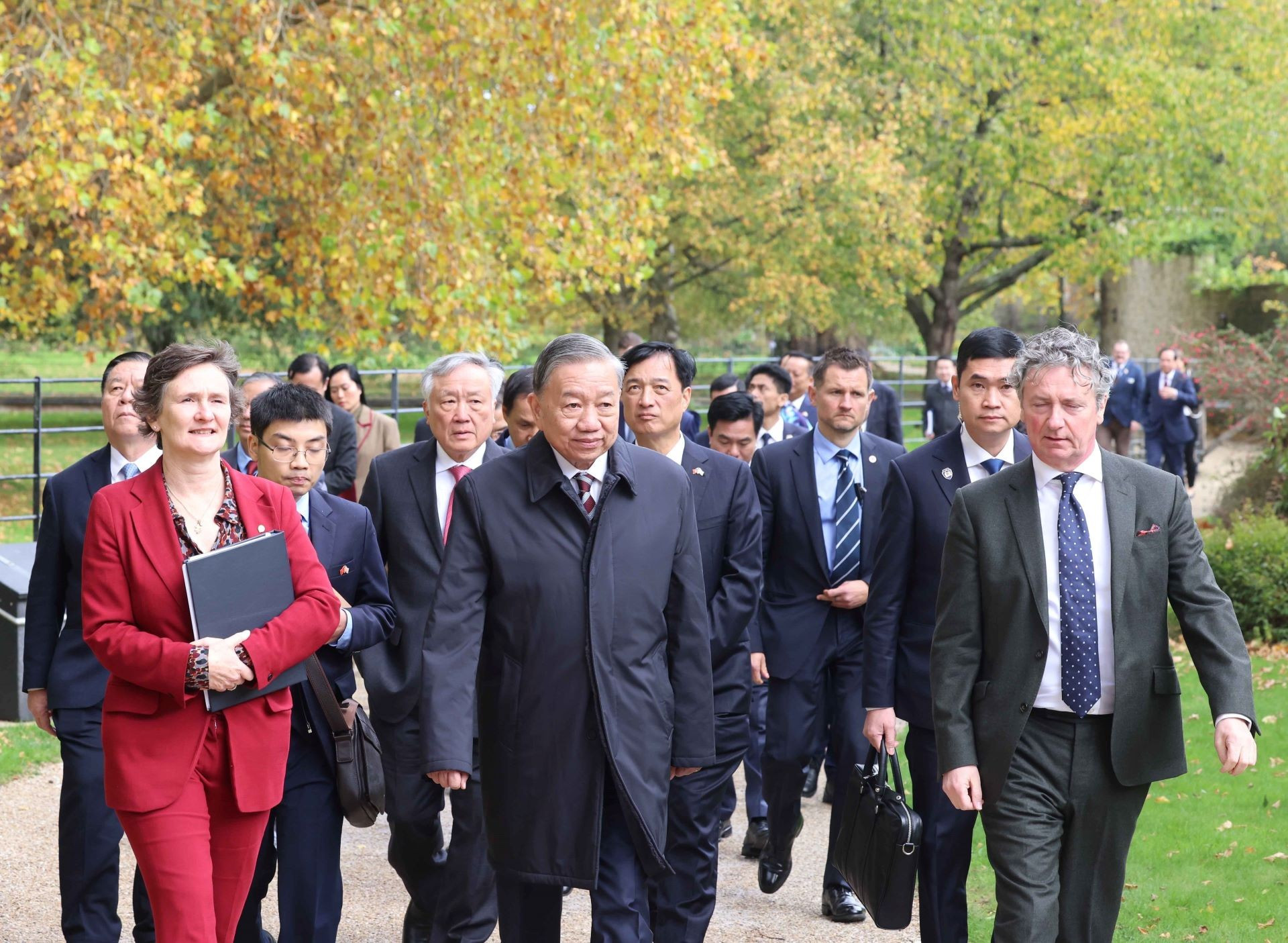 Tổng Bí thư Tô Lâm tại Đại học Oxford. (Ảnh: Thống Nhất – TTXVN) 