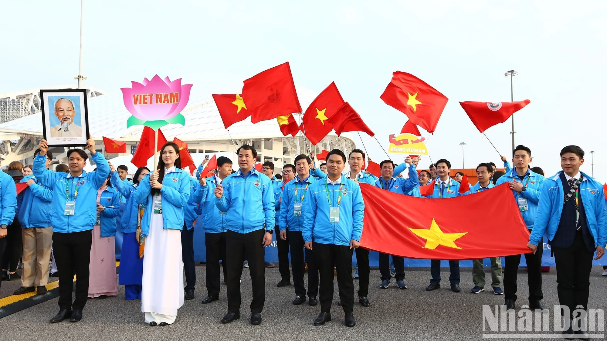 Đoàn Việt Nam tham gia Liên hoan Thanh niên Thế giới 2024 tại Sochi, Liên bang Nga. (Ảnh: XUÂN HƯNG) cmt8-4.jpg