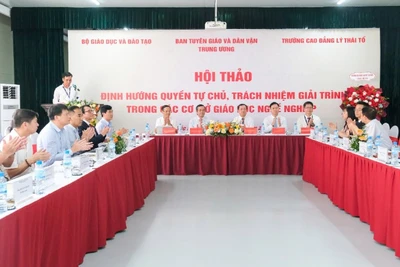 Quang cảnh hội thảo.