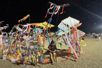 Du lịch biển Sầm Sơn, Thanh Hóa. (Ảnh: HNV)