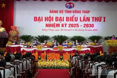 Khai mạc Đại hội đại biểu Đảng bộ tỉnh Đồng Tháp lần thứ I, nhiệm kỳ 2025-2030. 