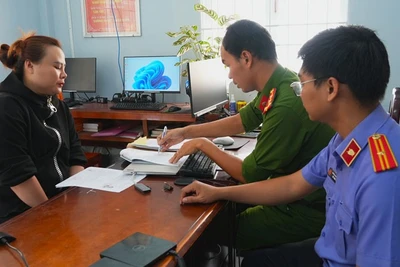 Bị can Ngô Ngụy Ý tại cơ quan điều tra.