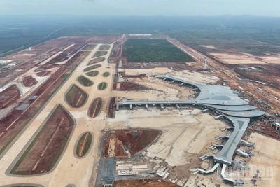 Sân bay Long Thành được xây dựng tại xã Long Thành, tỉnh Đồng Nai với diện tích hơn 5.000ha.