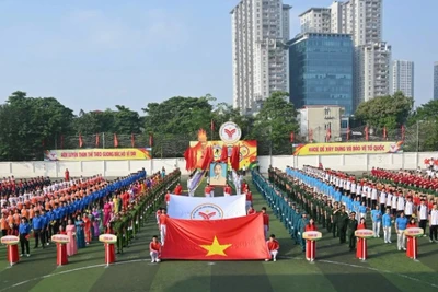 Đại hội Thể dục thể thao cấp cơ sở của Hà Nội đã góp phần thúc đẩy phong trào luyện tập thể thao trong nhân dân.