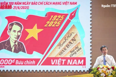 [Video] Bộ tem đặc biệt kỷ niệm 100 năm Ngày Báo chí Cách mạng Việt Nam