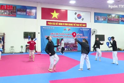 [Video] Đội tuyển Taekwondo tích cực chuẩn bị cho Sea Games 33