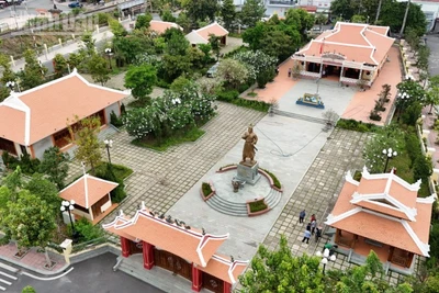 Di tích đền thờ Nguyễn Hữu Cảnh được tu bổ, tôn tạo.