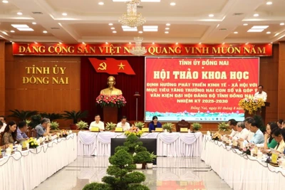 Quang cảnh hội thảo khoa học.