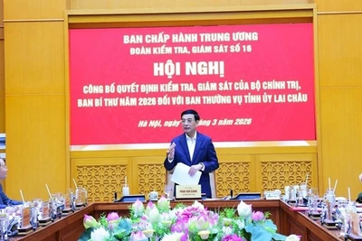 Đại tướng Phan Văn Giang phát biểu chỉ đạo tại hội nghị. (Ảnh: qdnd.vn)
