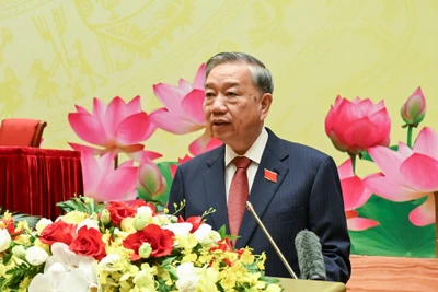 Tổng Bí thư Tô Lâm phát biểu chỉ đạo Đại hội.